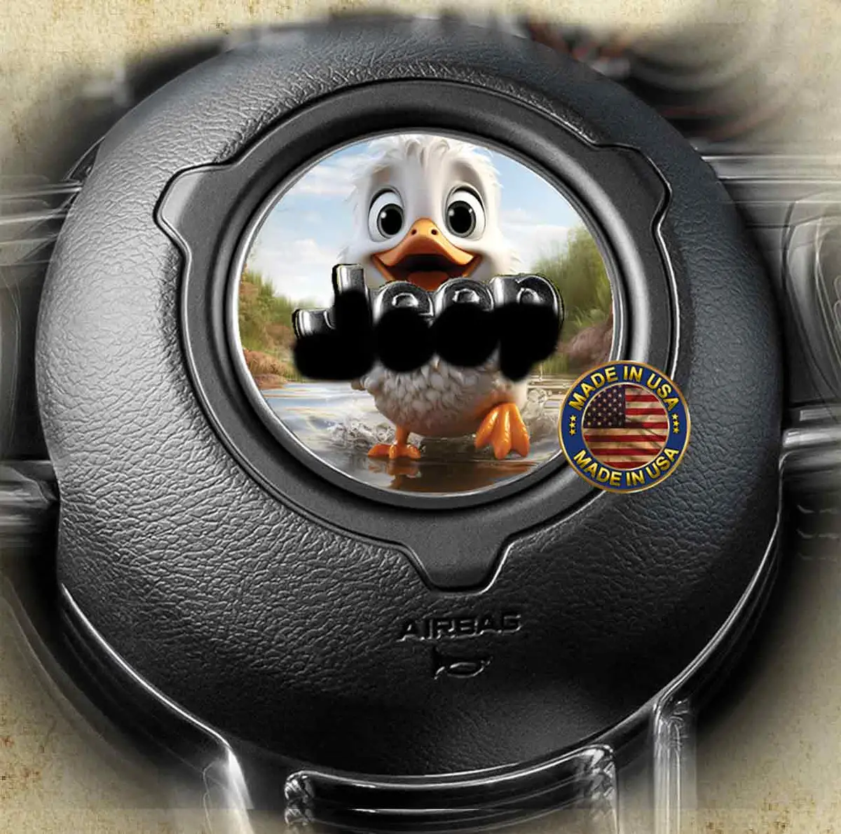 Steering Wheel Decal Duck Decal 161 1