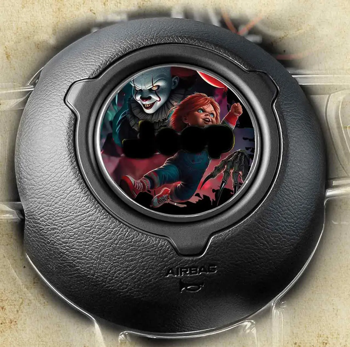 Steering Wheel Decal Holder – 148mm Diameter