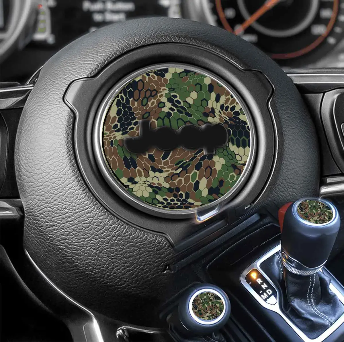 Kryptic Camo Steering Wheel Decal 108 1