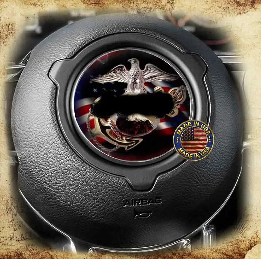 EQA Steering Wheel Emblem Decal – 174mm Diameter