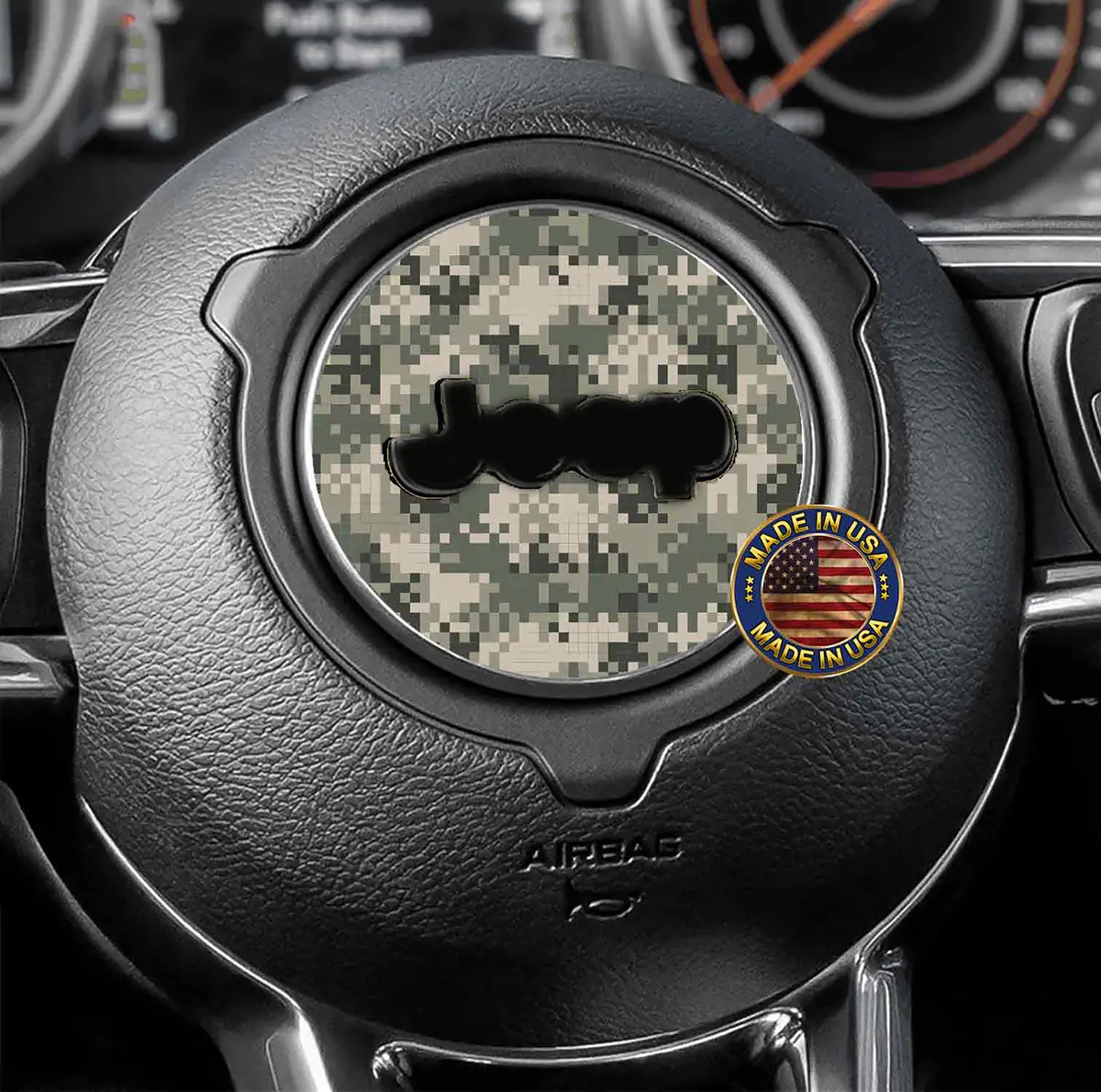 Camo Steering Wheel Decal 227 1