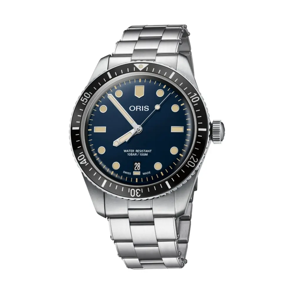 Divers Sixty‑Five Date 40Mm - Blue On Bracelet 1