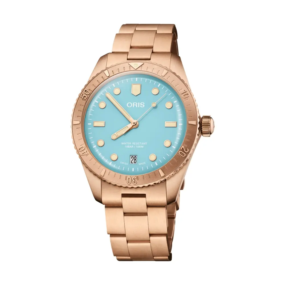 Divers Sixty‑Five 'Cotton Candy' 38Mm - Blue On Bracelet 1