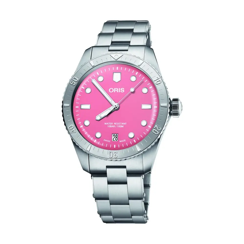 Divers Sixty‑Five 'Cotton Candy' 38Mm - Pink On Bracelet 1