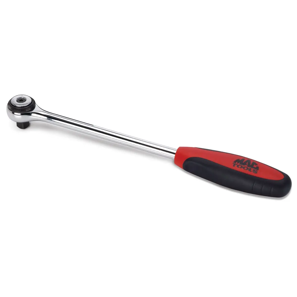 3/8" Drive Bi-Material Round-Head Ratchet - 10" 1