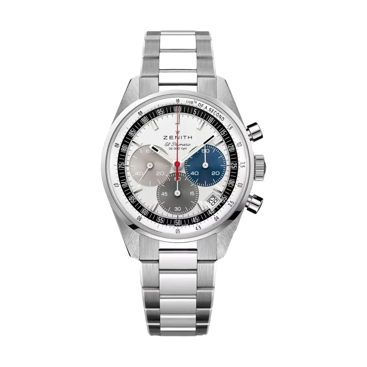 Chronomaster Original 38Mm - White On Bracelet 1