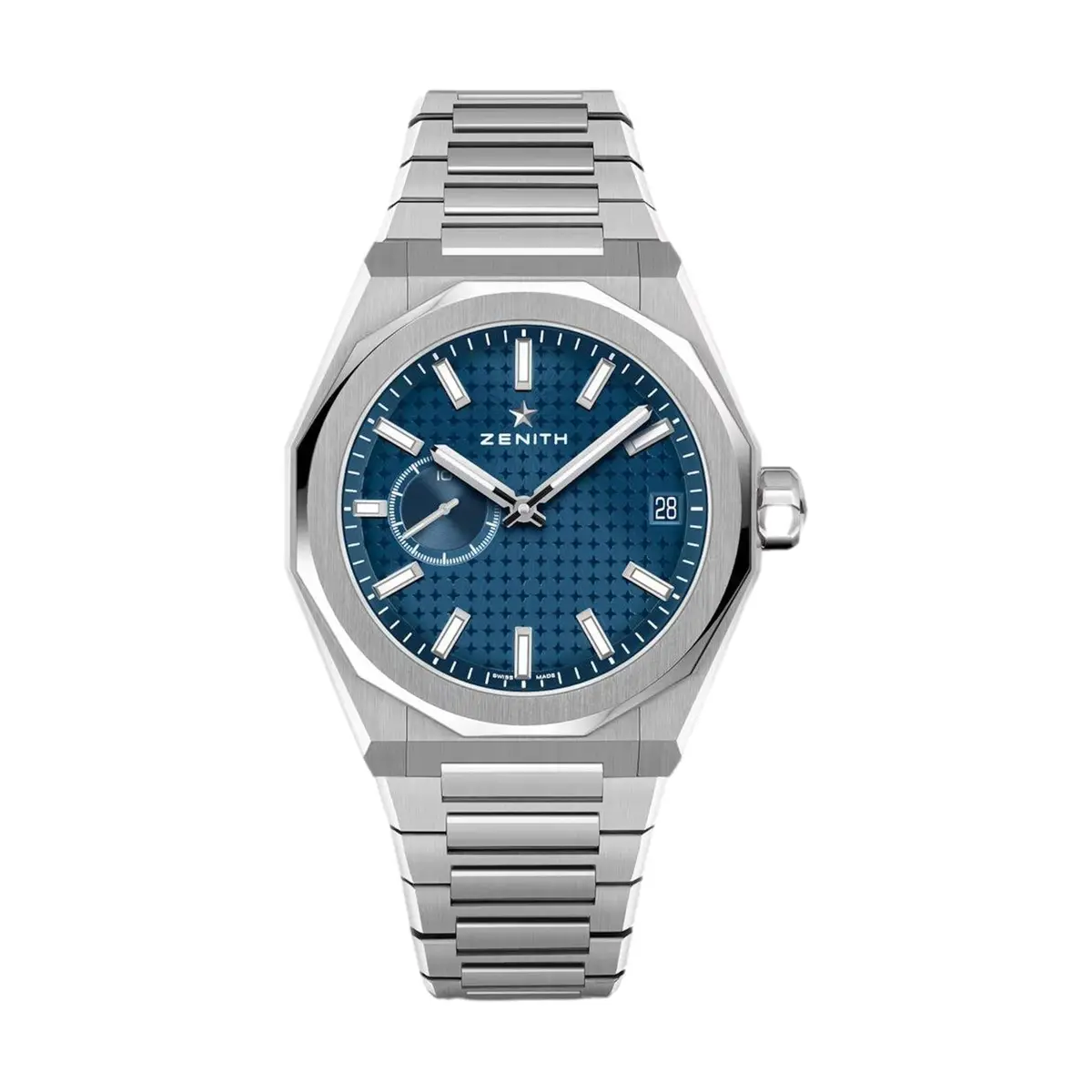 Defy Skyline 41Mm - Blue On Bracelet W/ Extra Rubber Strap 1