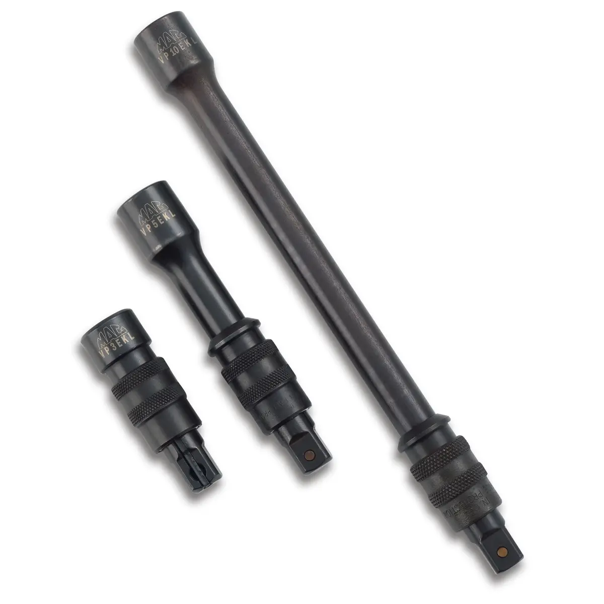 3-Pc. 1/2" Drive Locking Impact Extension Set 1
