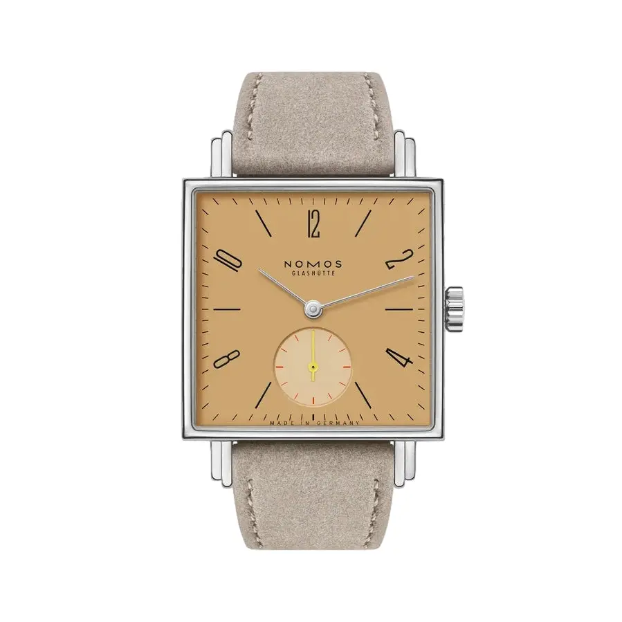 Tetra Ochra Sapphire Back 29.5Mm - Ocher Yellow On Strap 1