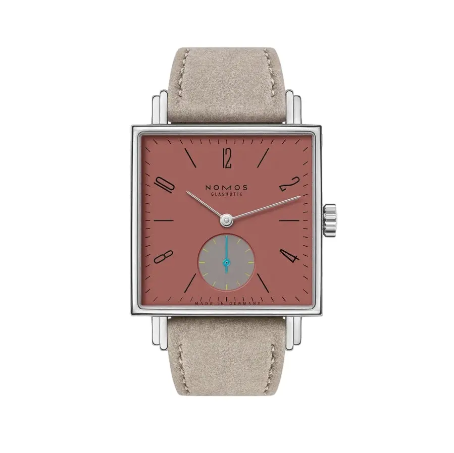 Tetra Terra Sapphire Back 29.5Mm - Terracotta Red On Strap 1