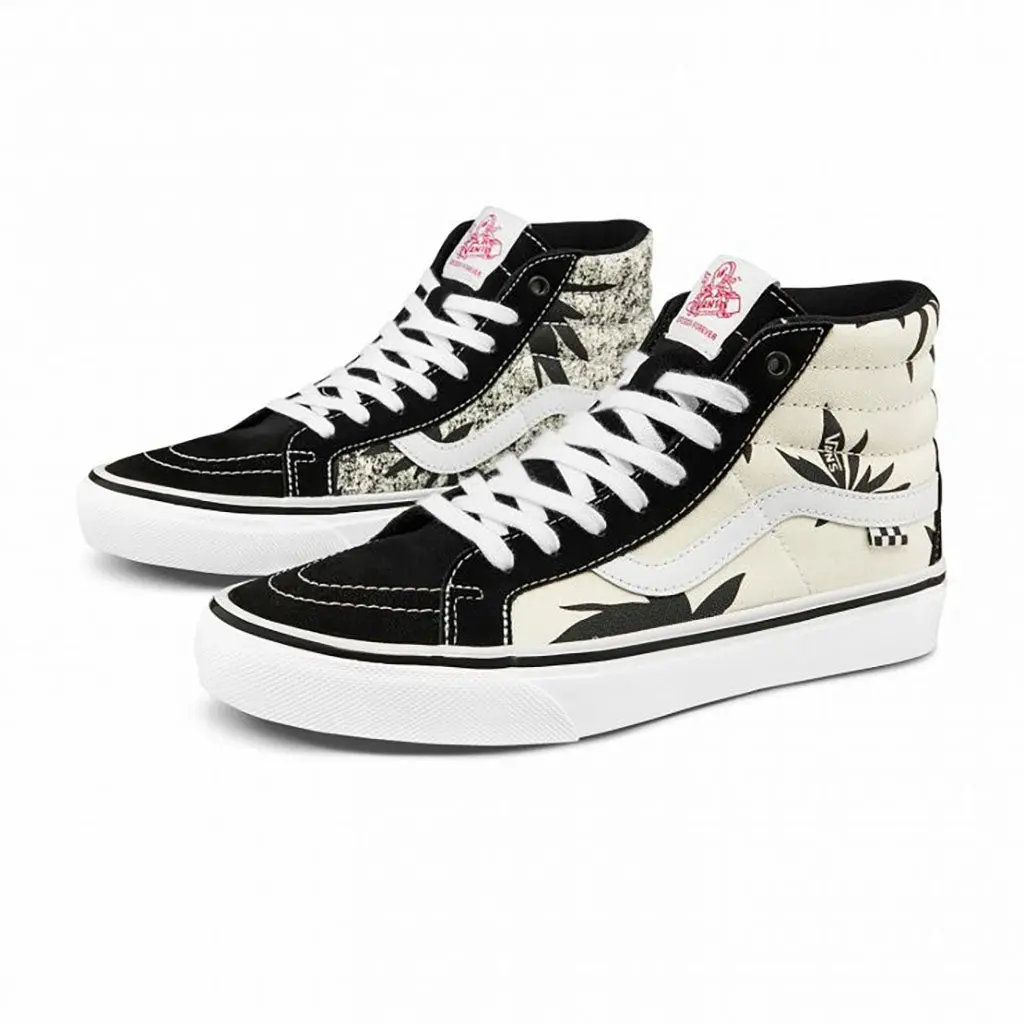 Vans Skate Sk8-Hi Reissue Grosso '88- Black/Palms 3