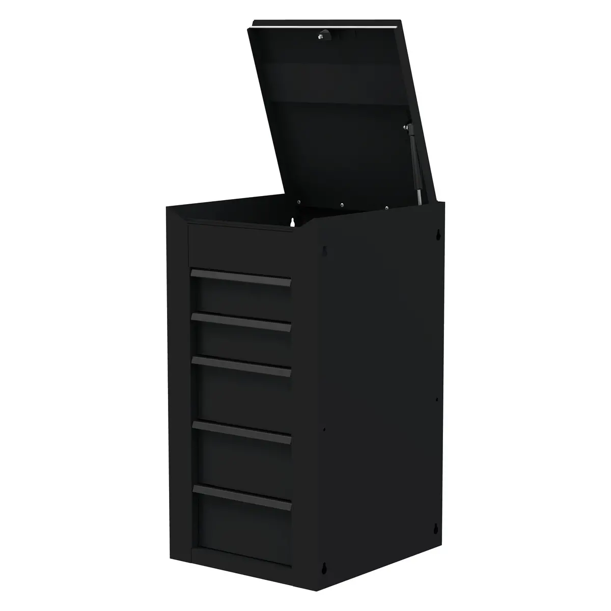 5-Drawer Side Box For Uc3720 (Mb199) Carts - Flat Black 1