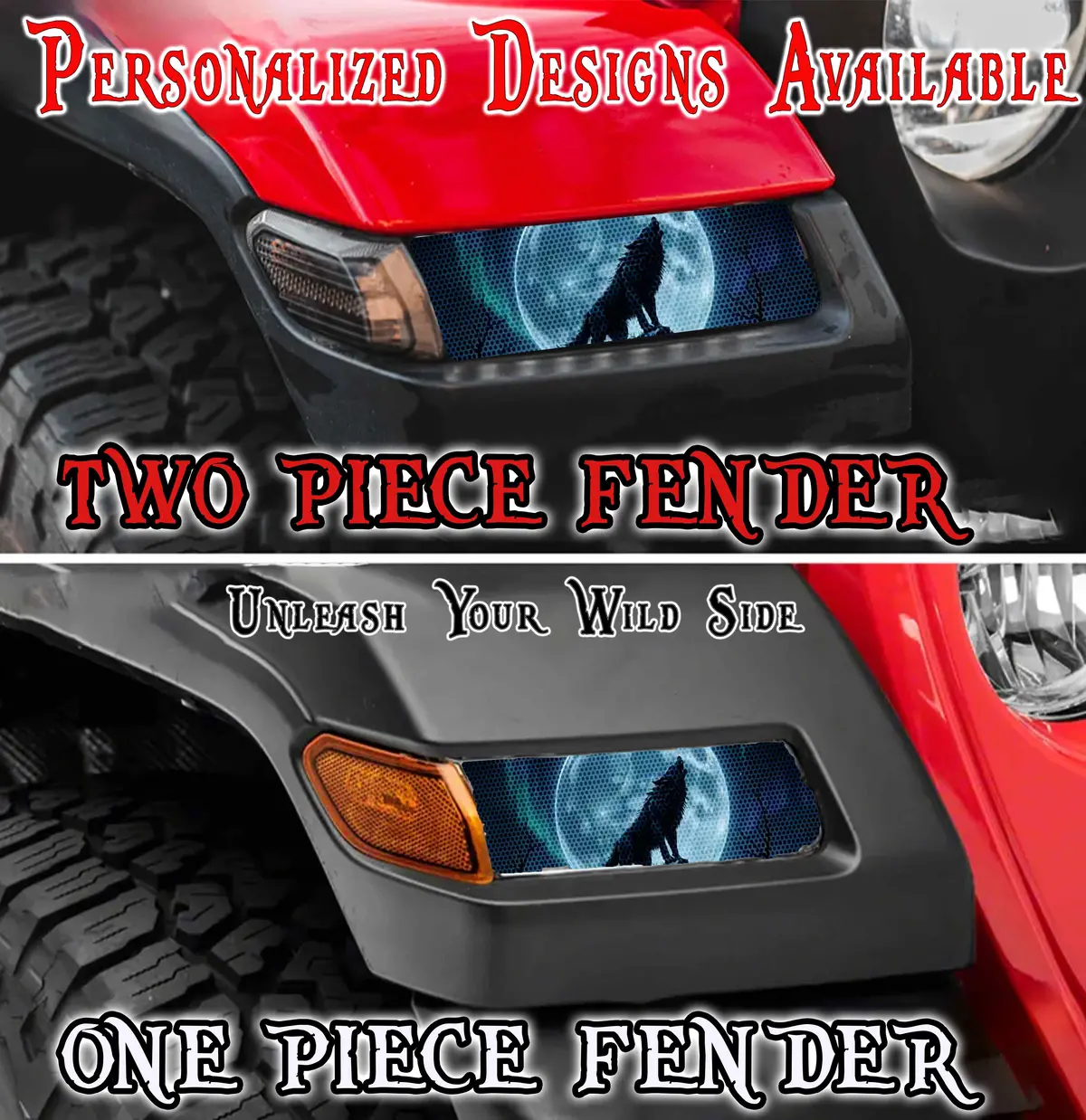Wolf Moon Jl And Gladiator Turn Signal Decal. 59 2