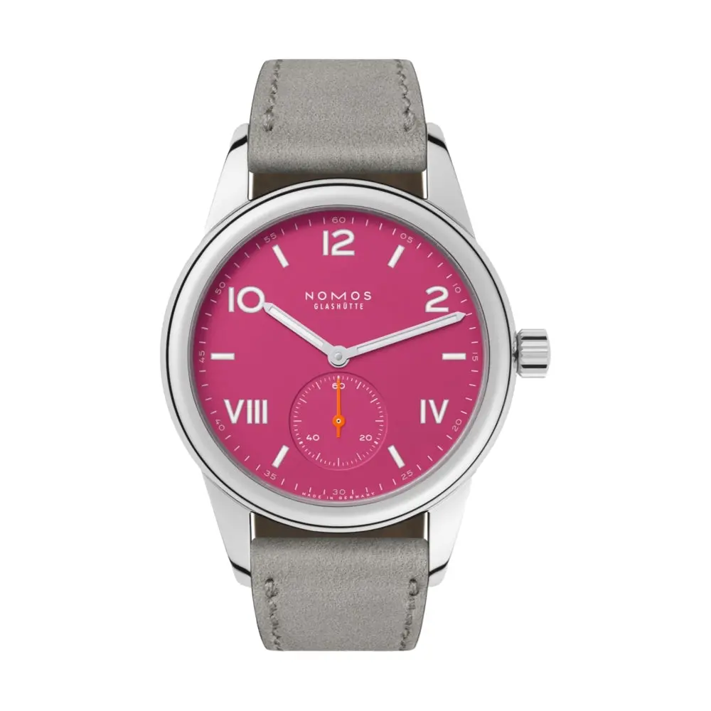 Club Campus 36Mm - Deep Pink On Leather Strap 1