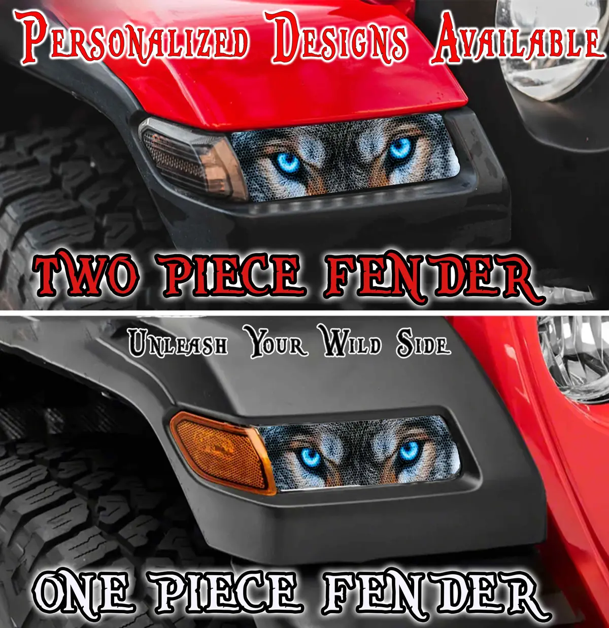 Wolf Eyes Jl And Gladiator Turn Signal Decal 73 2