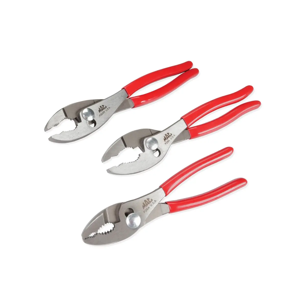 Pliers Set, Slip-Joint In Plastic Tray - 3-Pc. 1
