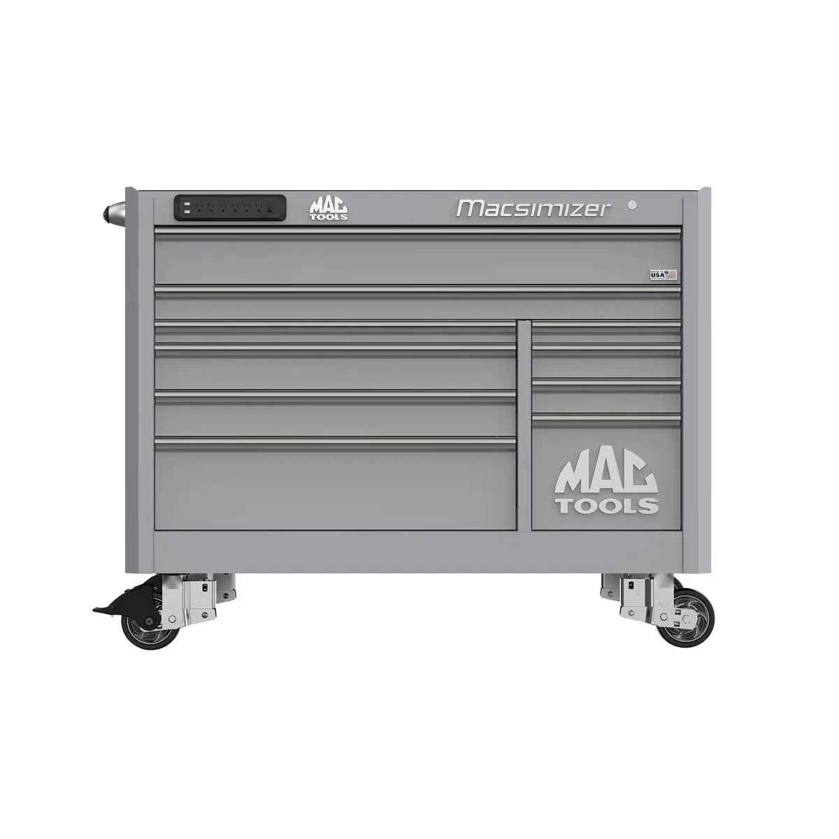 Macsimizer® 10-Drawer Workstation - Mica Gray 1