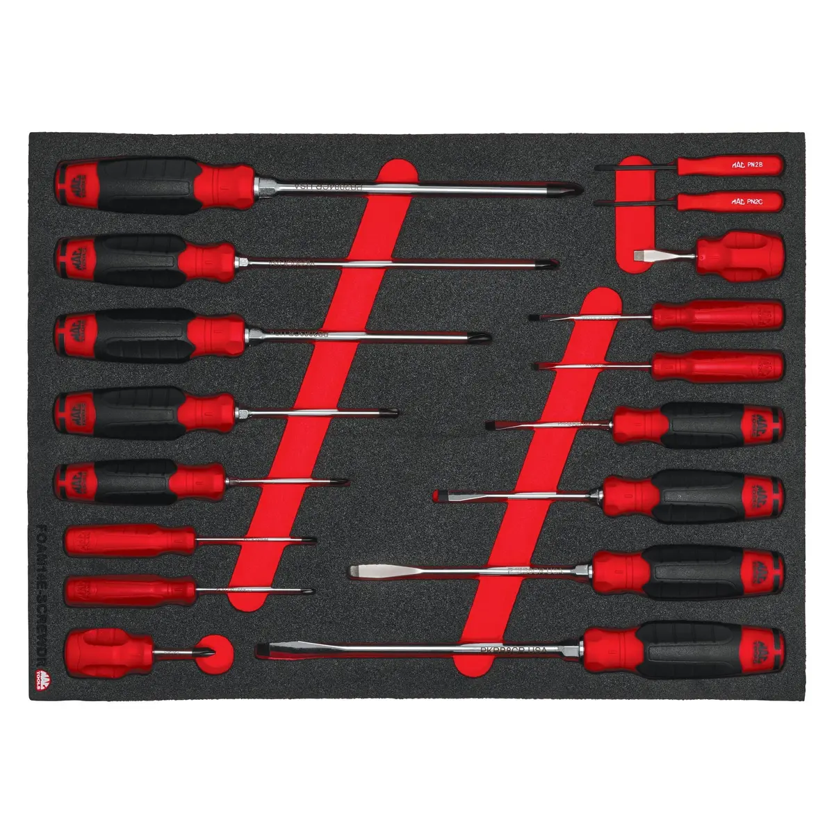 17-Pc. Screwdriver Foam Set 1