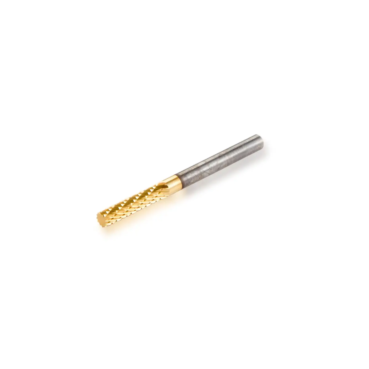 Cylinderical Mini Titanium Nitride Coating Carbide Burr 1
