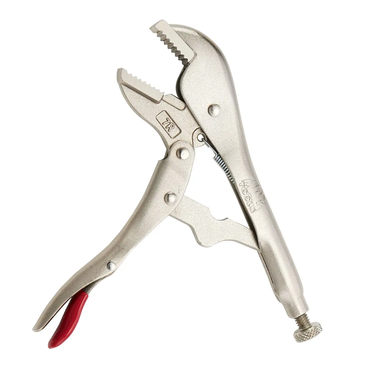 7" Straight Jaw Trigger Release Locking Pliers - Red 1