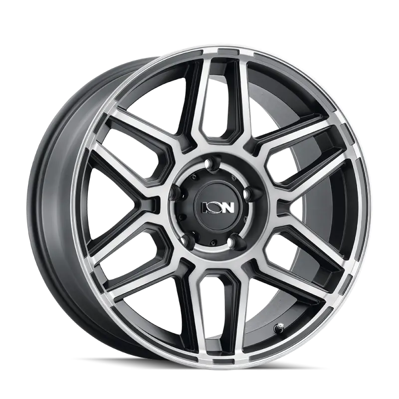 Ion Type 146 Matte Black Machined Dart-Tint Wheel – 20X10", 6X139.7 Bolt Pattern, -19Mm Offset, 106Mm Hub Bore 1