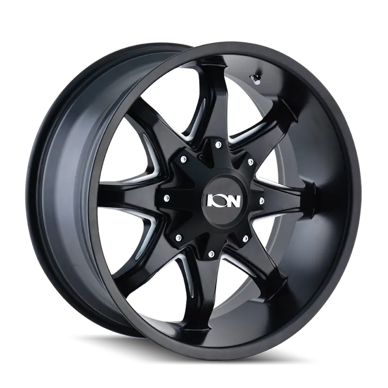 Ion Type 181 Forged Alloy Wheel – 20X9", 5X127Mm, 0Mm Offset, 87Mm Hub, Satin Black/Milled Spokes 1