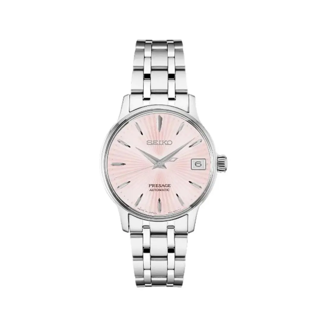 Srp839 Presage Cocktail Time 33.8Mm - Pink On Bracelet 1