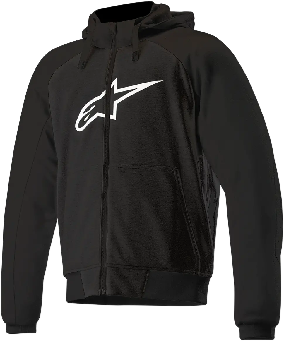 Alpinestars Chrome Sport Hoodie – Black, Large Size (Style #4200918-10-L) 1