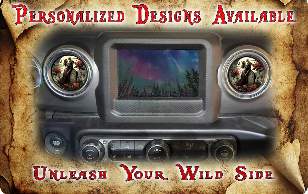 Romantic 'Til-Death-Do-Us-Part' Steering Wheel Decal - Image 3