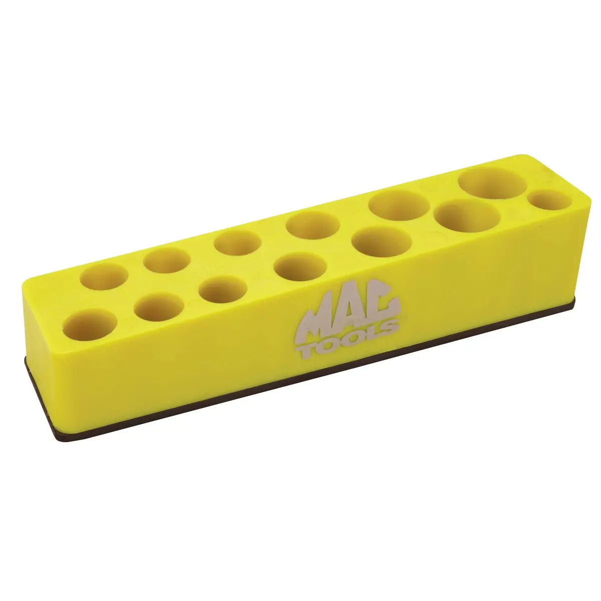 Holder - 3/8" Deep - Magnetic Socket Holder - Yellow 1