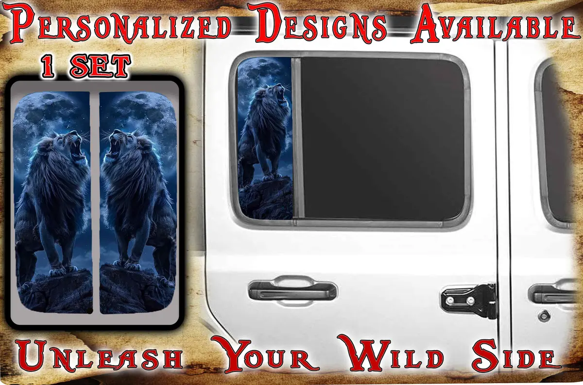 Lion Side Door Window  109 1