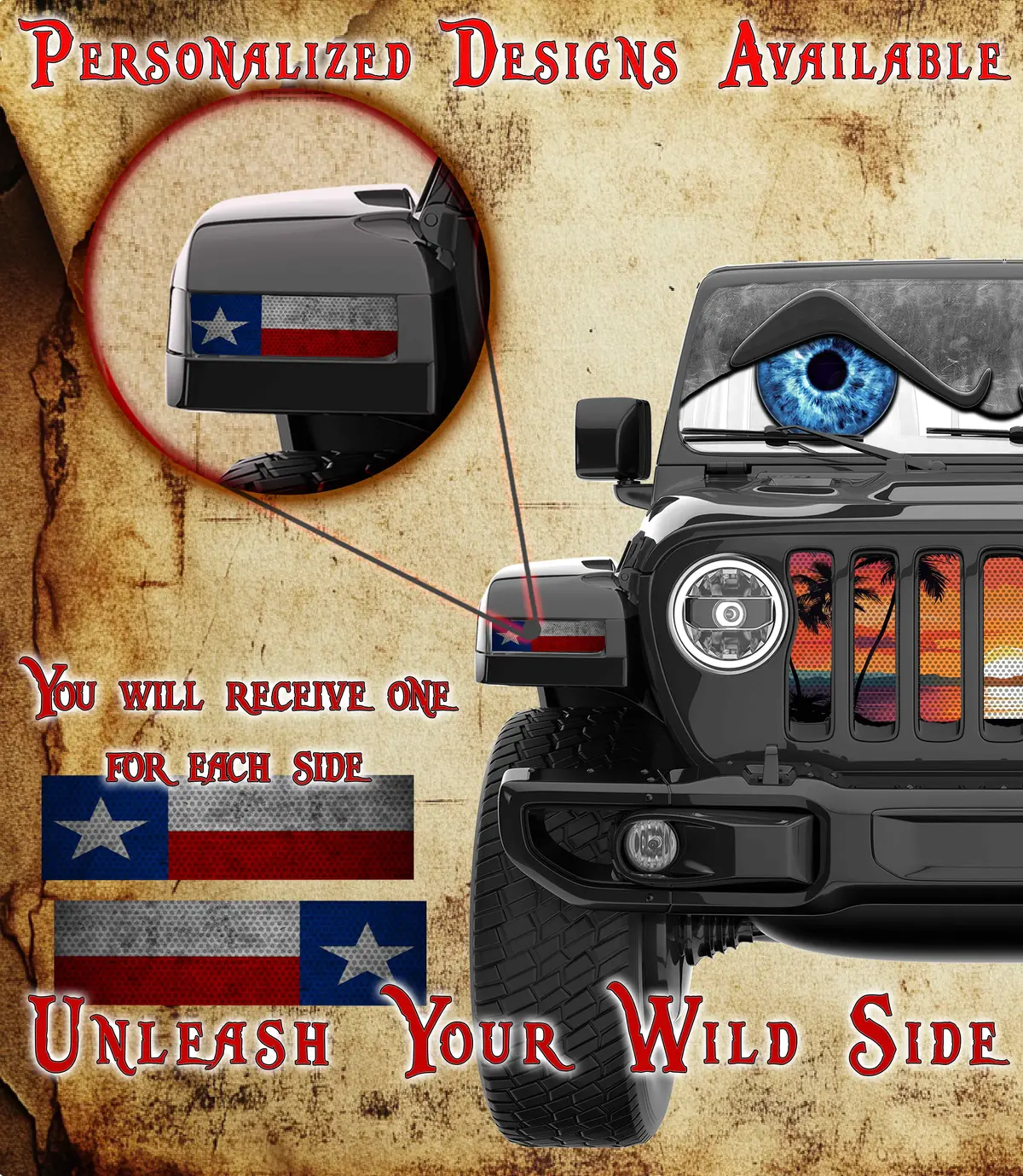 Texas Flag Marker Light For A Jl Or Jt 37 1
