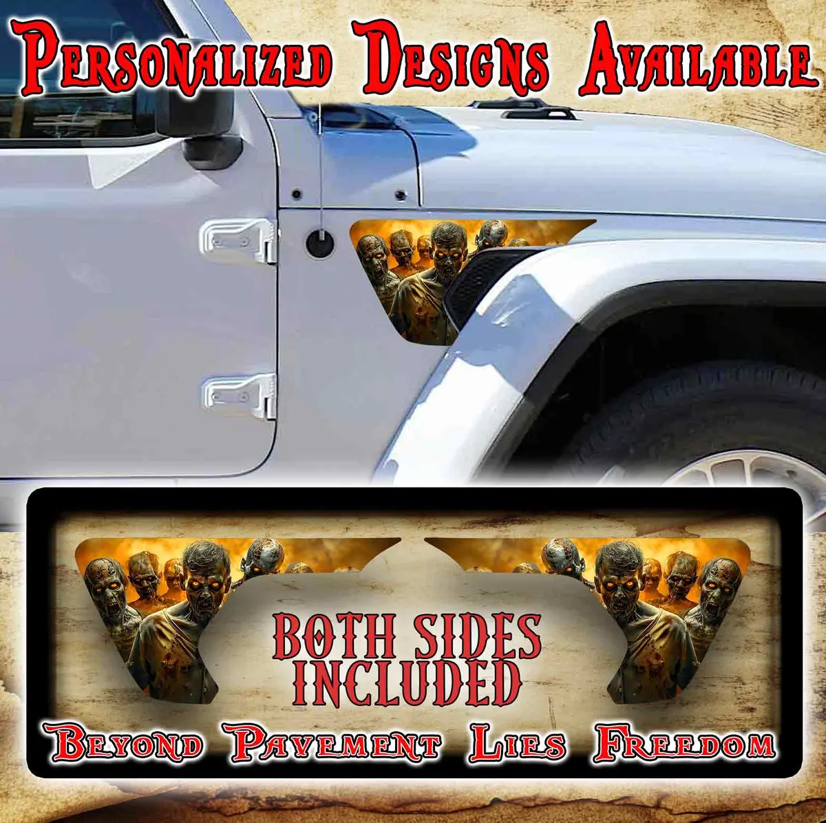 Zombie Fender Vent For The Jl Or Jt 2018 Or Newer 111 1