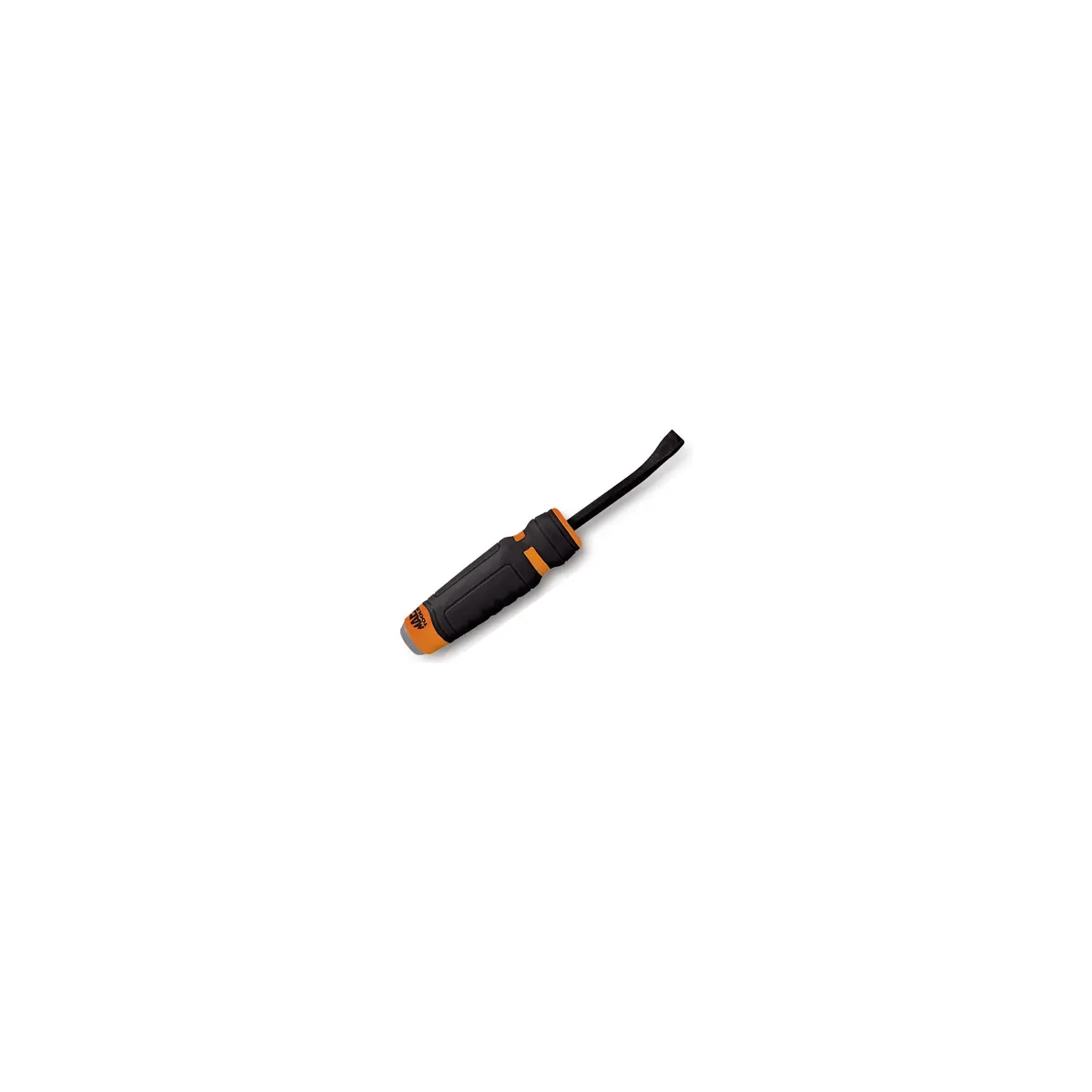 Capped Comfort-Handle 1/4" Curved-Head Pry Bar 8" Orange 1