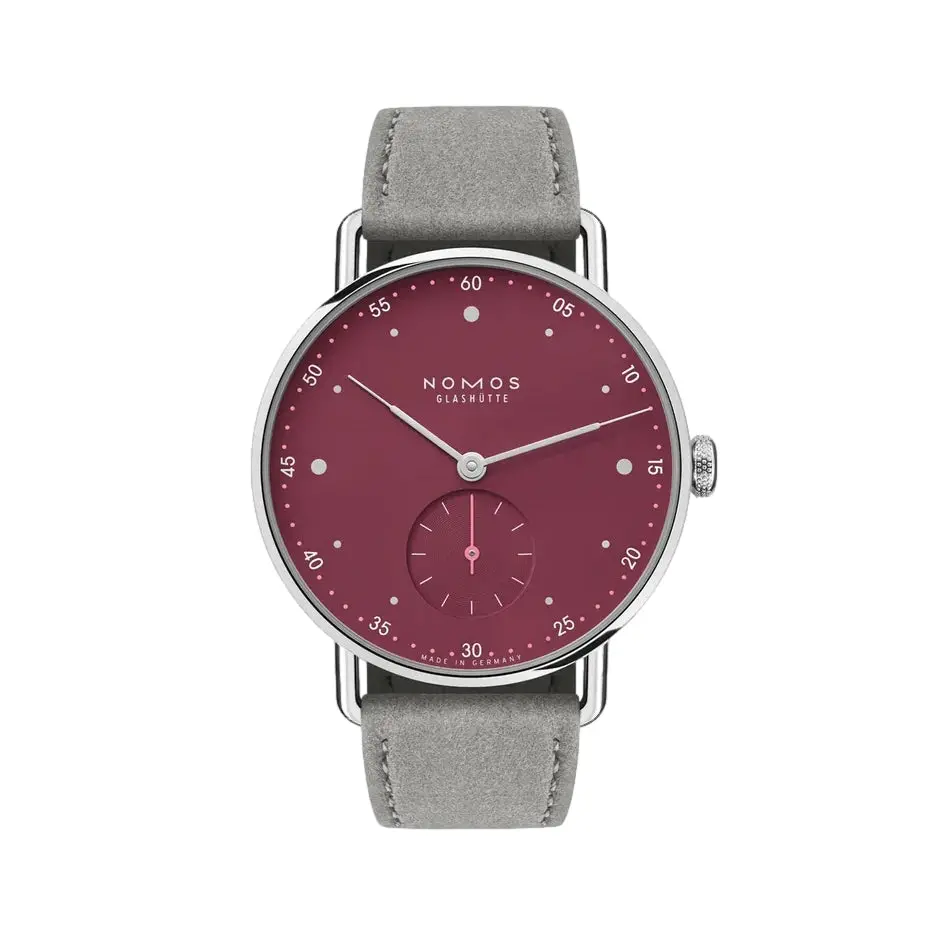 Metro 33Mm - Muted Red On Strap 1