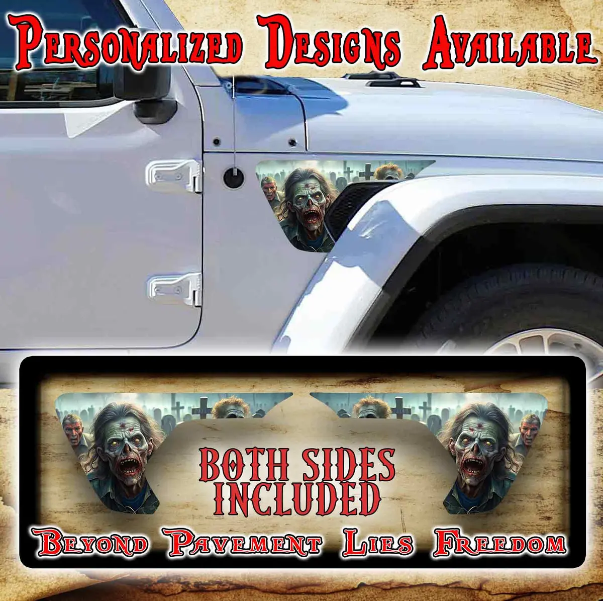 Zombie Fender Vent For The Jl Or Jt 2018 Or Newer 112 1