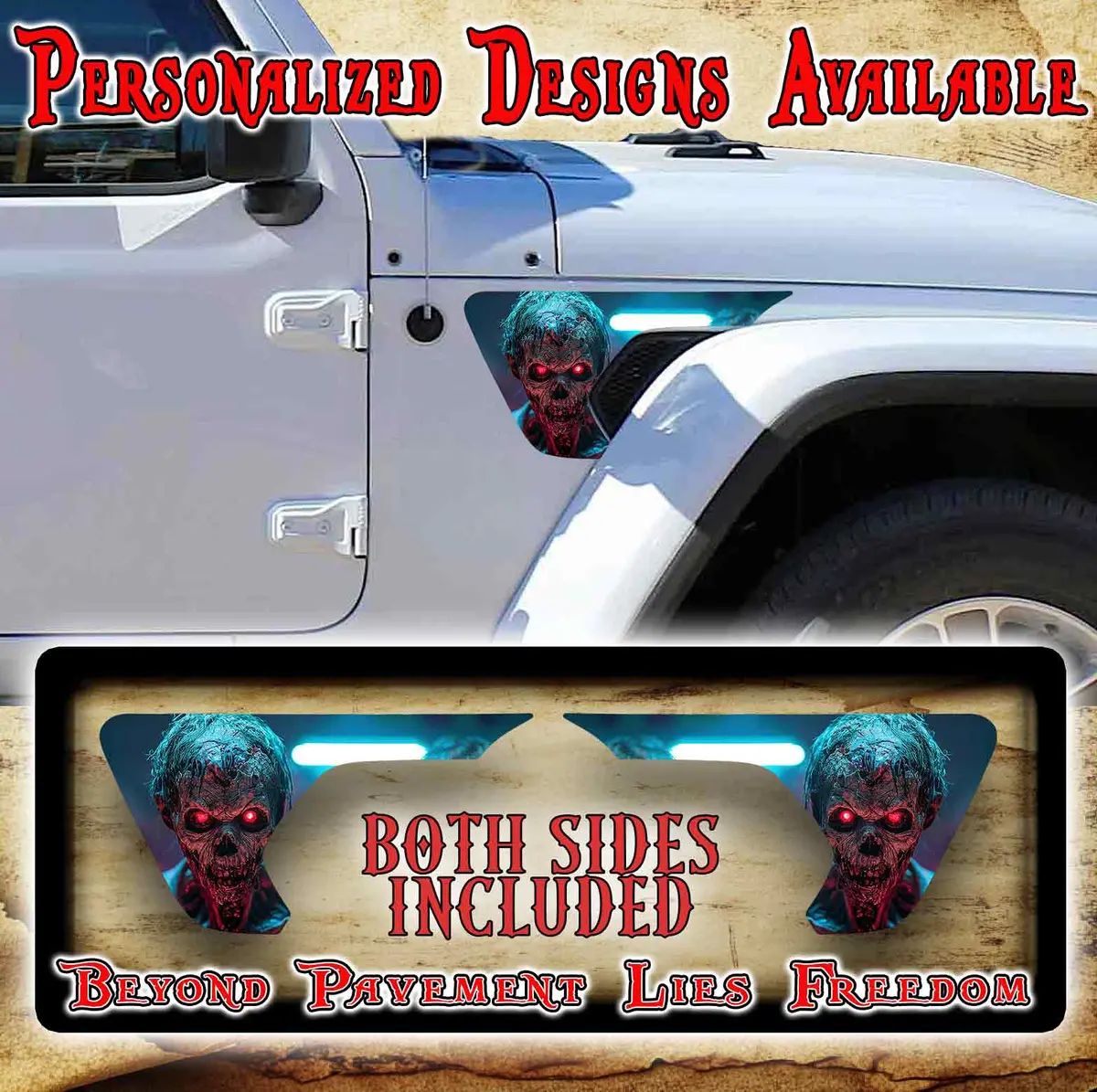 Zombie Fender Vent For The Jl Or Jt 2018 Or Newer 113 1