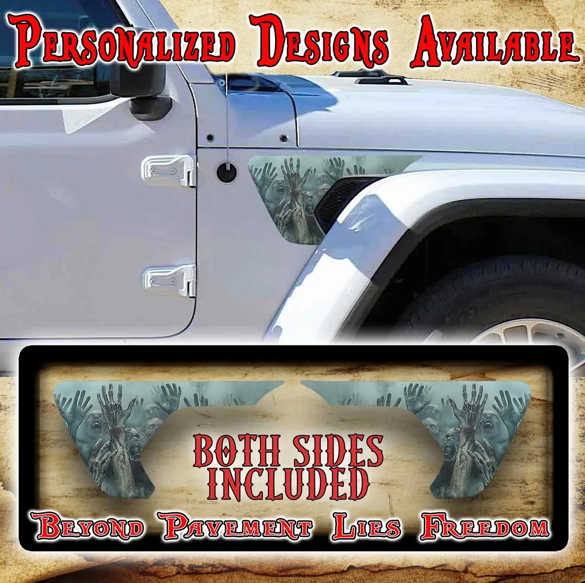 Zombie Fender Vent For The Jl Or Jt 2018 Or Newer 114 1