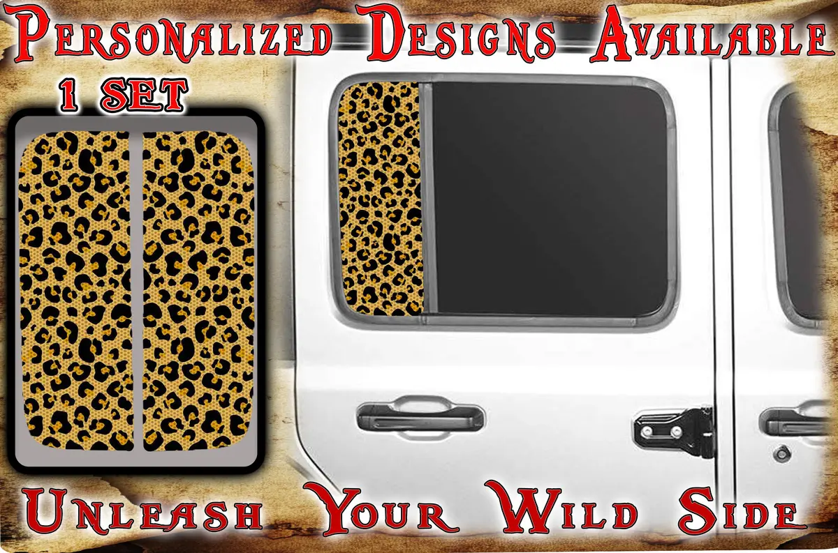 Side Door Window Leopard Print 117 1