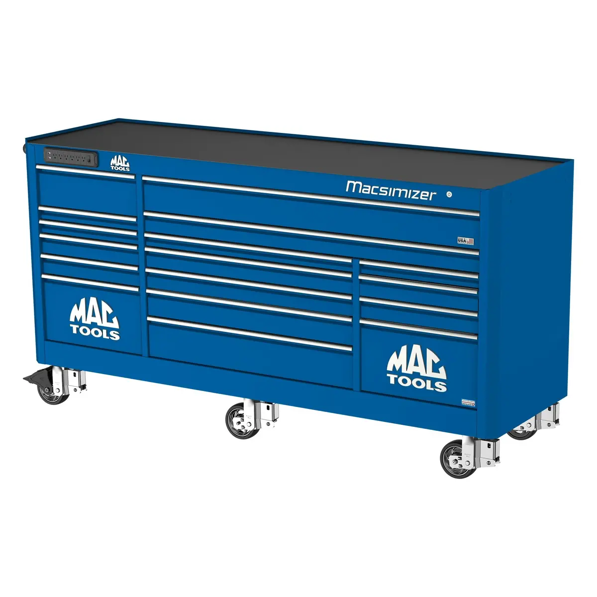 Macsimizer® 17-Drawer Workstation - Sapphire Blue 1