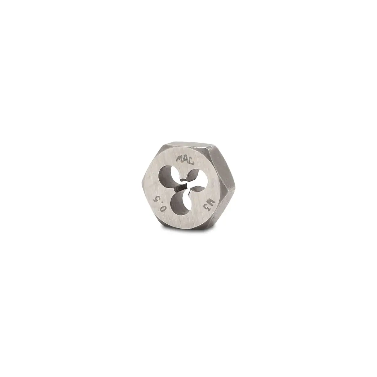 Metric Hexagonal Die M3-0.50 - 5/8" Shank 1