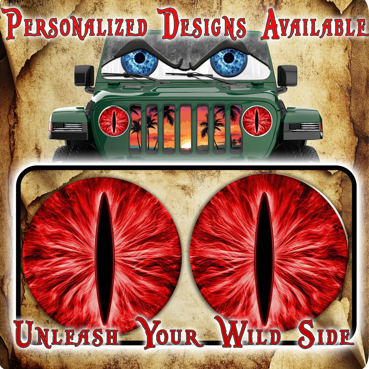 Red Cat Eye Decal 119 1
