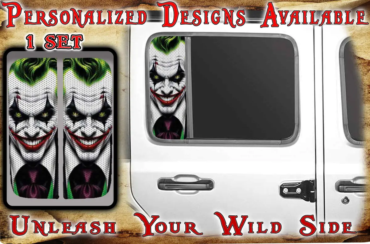 Side Door Window Decal Joker 176 1