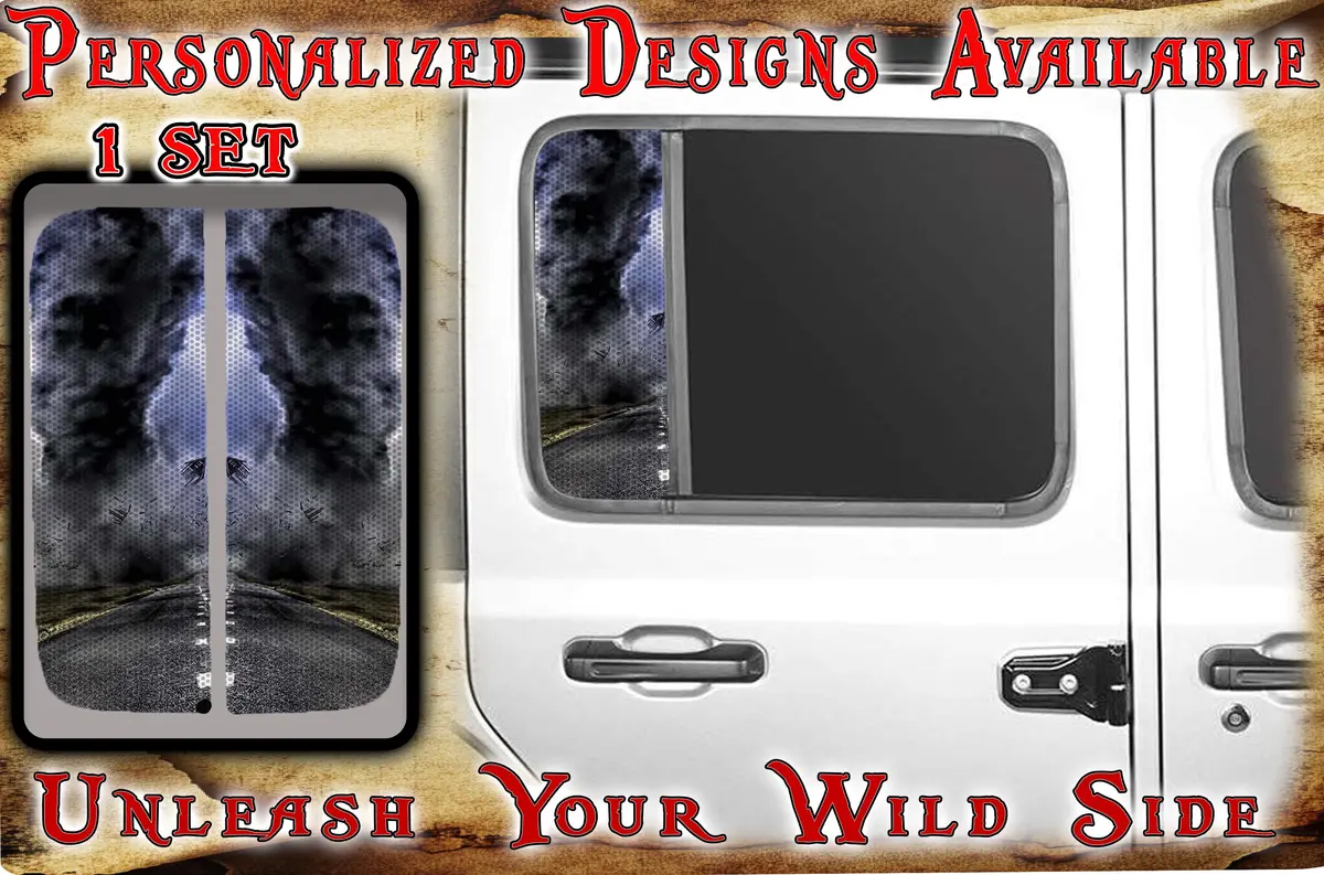 Side Door Window Decal Tornado 121 1