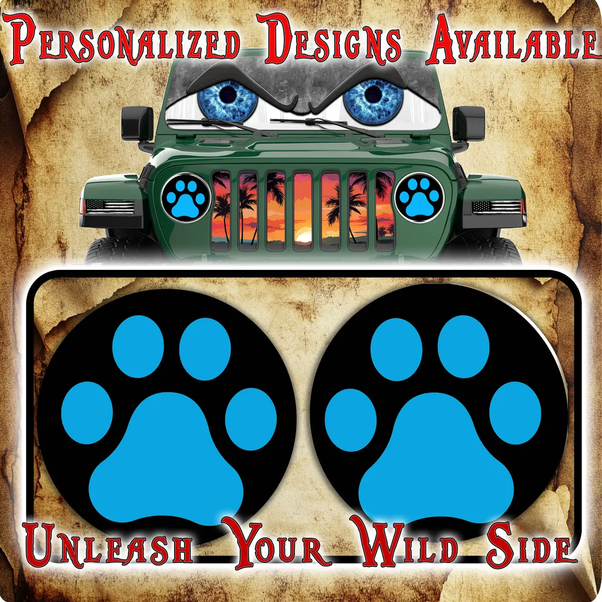 Blue Paw Print 121 1