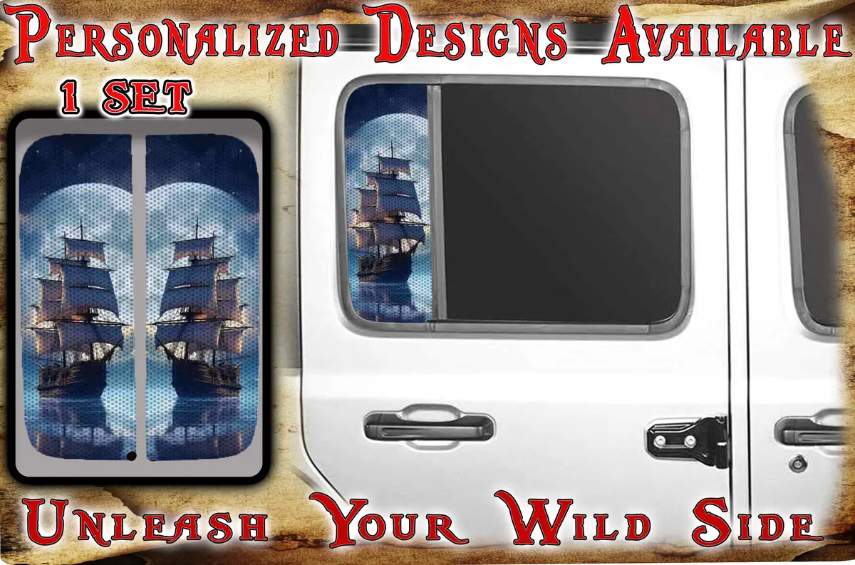 Side Door Window Decal Ship 182 1