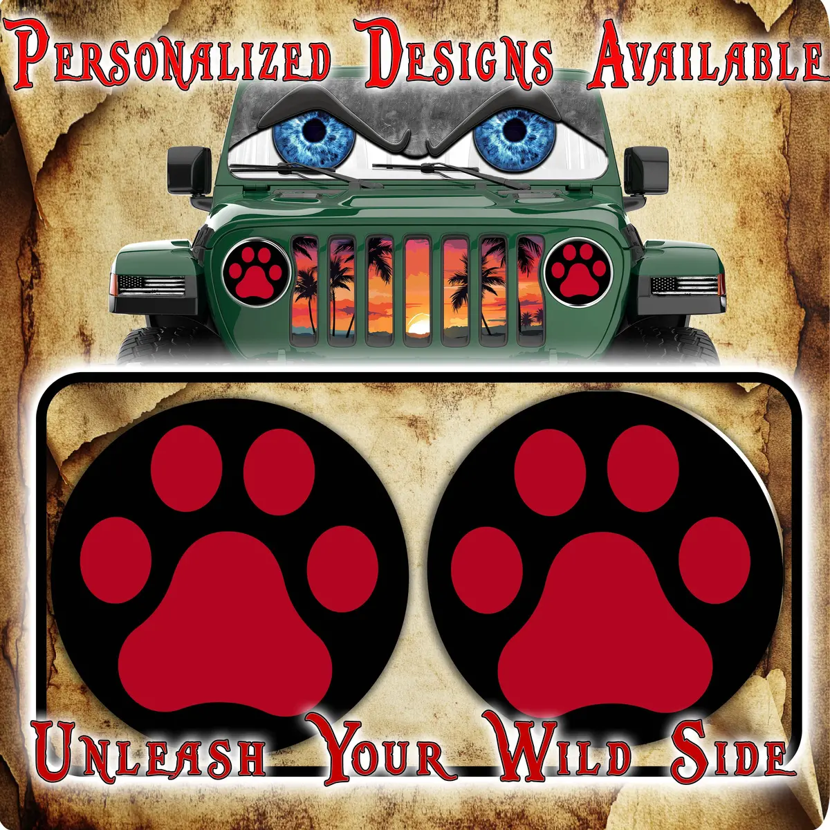 Red Paw Print 124 1