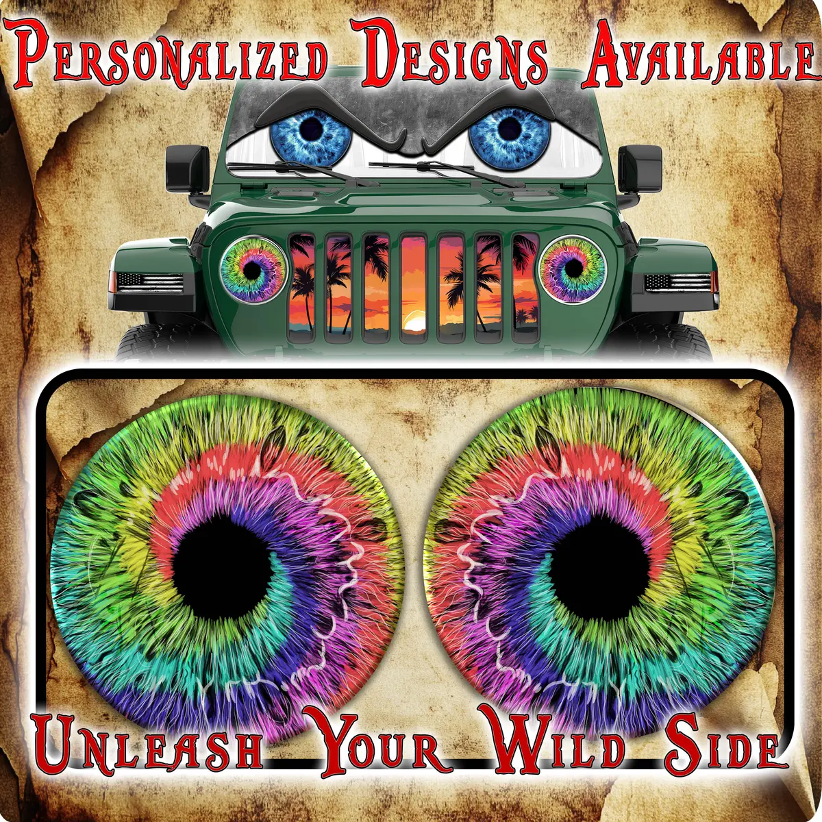 Round Rainbow Eyes 126 1