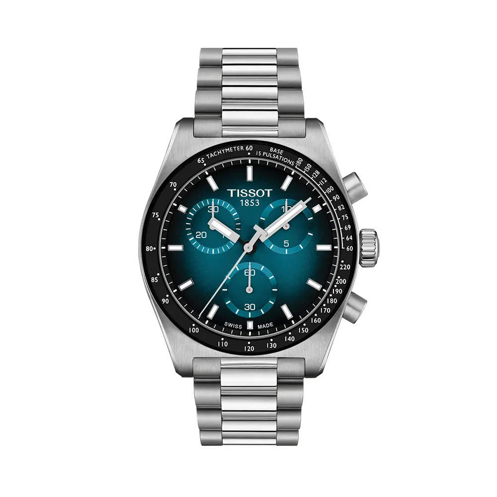 Pr516 Quartz Chronograph 40Mm - Blue-Black On Bracelet 1