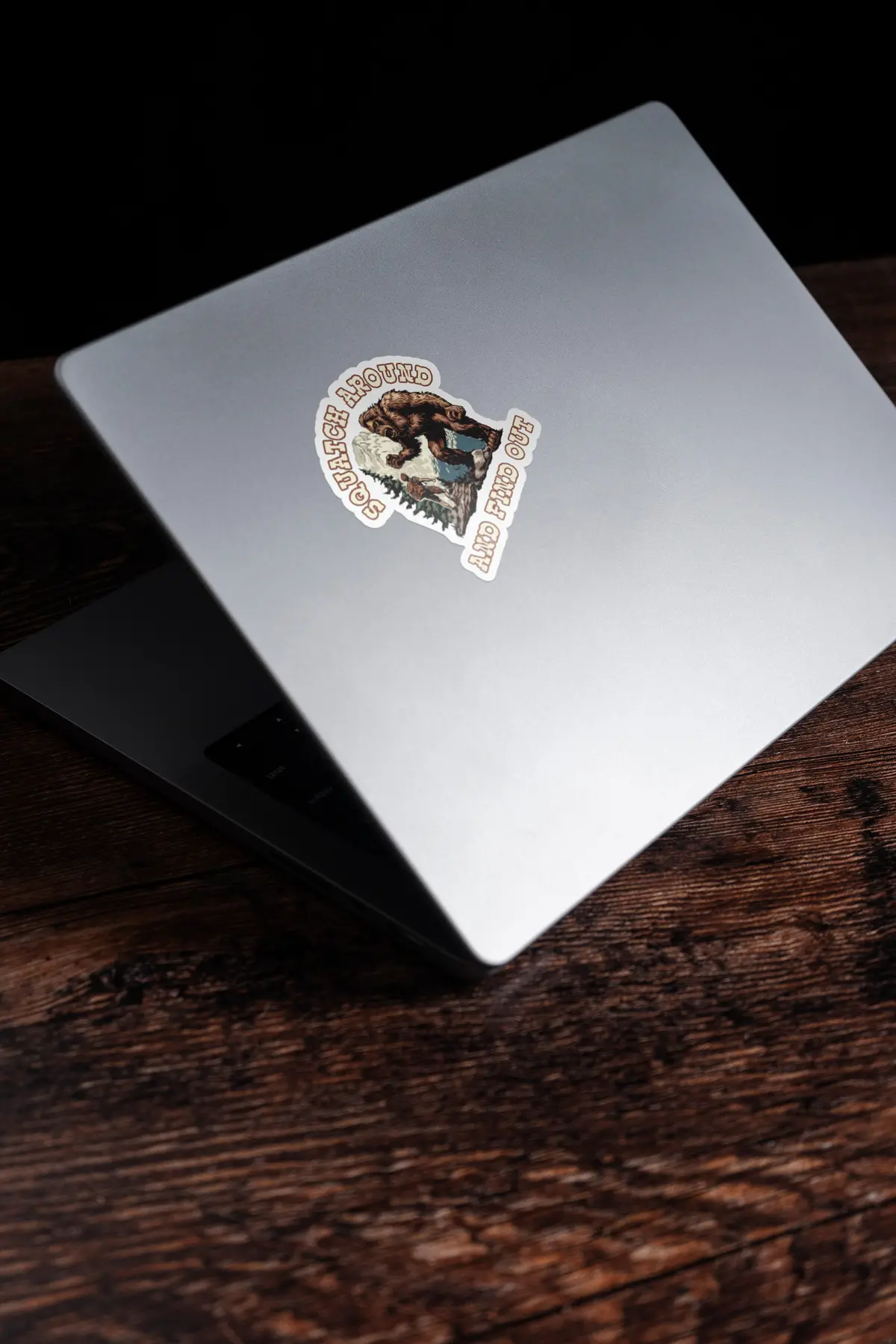 Squatch Around And Find Out Window Sticker 1